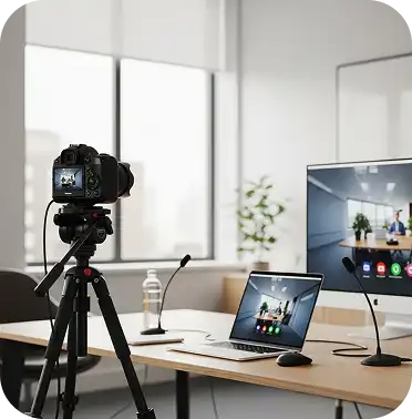 Presenter-Focused Hybrid Package